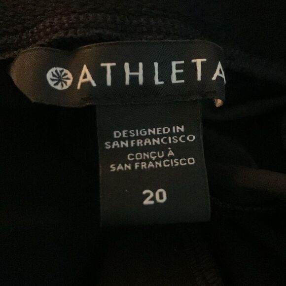 ATHLETA Brooklyn Heights Wide Leg Pant, Black, Size 20 NWT - Picture 14 of 16